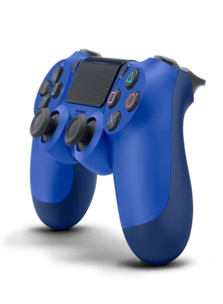 Blue Wireless Bluetooth Game Controller - Dual Vibration Gamepad for PS4 Console, Ergonomic Non-Slip Grip Game Controller for Gaming Enthusiasts